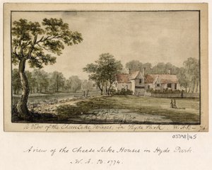 Sarja luonnoksia, näkymiä Isossa-Britanniassa, mantereella ja Amerikassa 1772-1778 (akvarelli) tekijältä British School