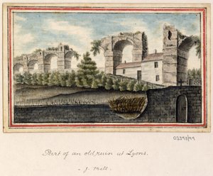 Sarja luonnoksia, näkymiä Isossa-Britanniassa, mantereella ja Amerikassa 1772-1778 (akvarelli) tekijältä British School