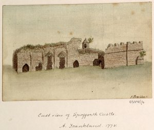 Sarja luonnoksia, näkymiä Isossa-Britanniassa, mantereella ja Amerikassa 1772-1778 (akvarelli) tekijältä British School