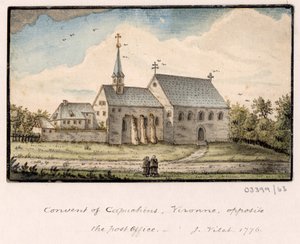 Sarja luonnoksia, näkymiä Isossa-Britanniassa, mantereella ja Amerikassa 1772-1778 (akvarelli) tekijältä British School