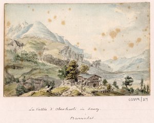 Sarja luonnoksia, näkymiä Isossa-Britanniassa, mantereella ja Amerikassa 1772-1778 (akvarelli) tekijältä British School