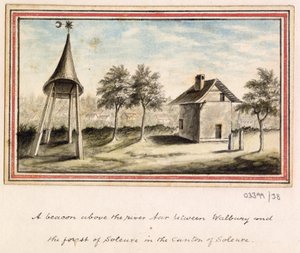 Sarja luonnoksia, näkymiä Isossa-Britanniassa, mantereella ja Amerikassa 1772-1778 (akvarelli) tekijältä British School
