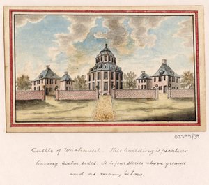 Sarja luonnoksia, näkymiä Isossa-Britanniassa, mantereella ja Amerikassa 1772-1778 (akvarelli) tekijältä British School
