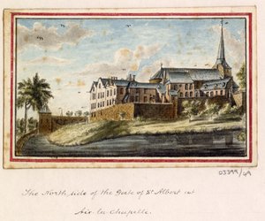 Sarja luonnoksia, näkymiä Isossa-Britanniassa, mantereella ja Amerikassa 1772-1778 (akvarelli) tekijältä British School