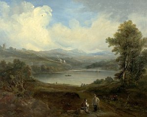 Grasmere, Westmorland, Cumbria (öljy puulle) tekijältä British School