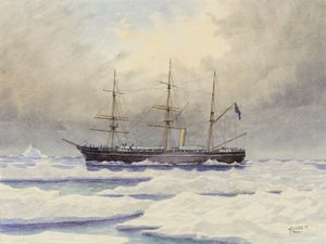 HMS "Discovery" arktisella alueella tekijältä British School
