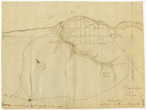 Yorktownin kartta Virginiassa lokakuussa 1781