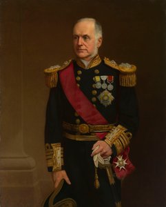 Muotokuva amiraali Sir Richard Vesey Hamiltonista (1829-1912). tekijältä British School