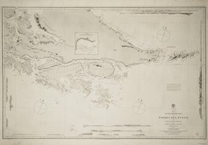 Tierra del Fuegon kaakkoisosa ja Staten Island, Cape Horn ja Diego Ramirezin saari. tekijältä British School