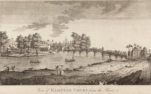 Näkymä Hampton Courtiin joelta tekijältä British School