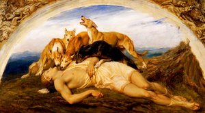 Adonis haavoittunut, 1887 tekijältä Briton Riviere