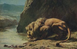 Kuningas juo, 1881, 1922. tekijältä Briton Riviere