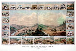 Scotts Bar ja French Bar, Scotts Riverin varrella, Siskiyou County, Kalifornia, 1856 1937.