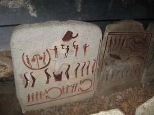 Kuninkaan hauta lähellä Kivik Kungagravenia, 1 Puolet 2. vuosituhatta eKr tekijältä Bronze Age culture