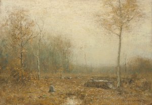 Marraskuun maisema, noin 1895 (öljy kankaalle).