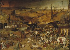 Kuoleman voitto, noin 1562-1563 tekijältä Bruegel