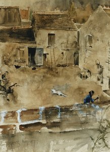 Piha Grez-Sur-Loingissa tekijältä Bruno Andreas Liljefors