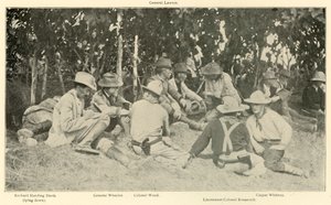 Konferenssi Rough Riders Battlen jälkeen, Espanjan ja Amerikan välinen sota, kesäkuu 1898, 1899.