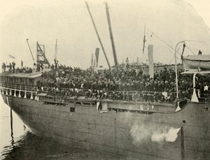 Matteawanin telakointi, iltapäivä 9. kesäkuuta, Espanjan ja Amerikan sota, 1898, 1899. tekijältä Burr McIntosh
