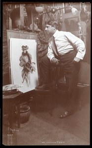 Mr. Harrison Fisher, 1905 (hopeagelatiiniprintti) tekijältä Byron Company