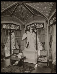 Helen Gouldin kartanon salonki (myöhäinen Jay Gouldin asuinpaikka) Tarrytownissa, New Yorkissa, 1893-94 (hopeagelatiiniprintti) tekijältä Byron Company