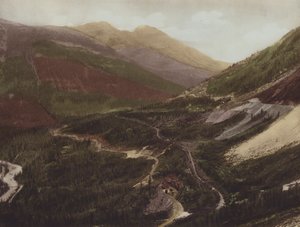 The Spiral Tunnels, Field Hill, British Columbia (foto colorida)finlandês