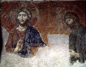 Kristus ja Pyhä Johannes Kastaja Hagia Sofiassa (mosaiikki)