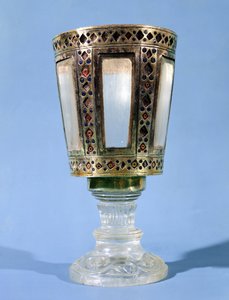 Kuusikulmainen kuppi, aarre Basilica di San Marcosta (hopea ja vuorikristalli) tekijältä Byzantine