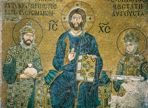 Zoe Mosaic, Hagia Sofia, Istanbul tekijältä Byzantine