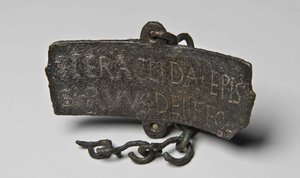 Bischof Heraklidesin votiivilaatta, 4. vuosisata tekijältä Byzantine Byzantine