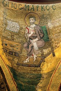 Pyhä Markus evankelista tekijältä Byzantine Byzantine