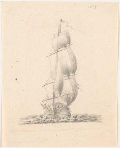 Marineskib tekijältä C.A. Lorentzen
