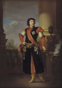 Puolan Tanskan-suurlähettilään kreivi Rzewuskin muotokuva tekijältä C.A. Lorentzen