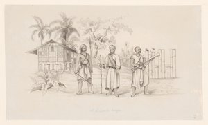 Atchinean joukot (nimi esineessä) tekijältä C.D. Wulf (attributed to)