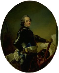 Frederik V:n muotokuva panssarissa