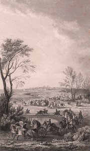 Ludvig XIV valloitti Conden kaupungin 26. huhtikuuta tekijältä J.B. and Brown J. Rowbotham