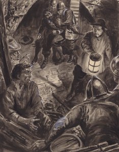 Guy Fawkesin ja hänen salaliittolaistensa pidättäminen (guassi paperille) tekijältä C.L. Doughty