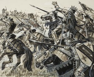 Ranskalaiset vastaan flaamit vuonna 1302 tekijältä C.L. Doughty