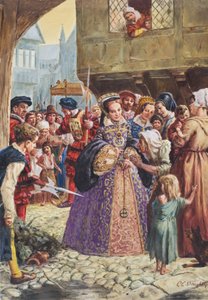 Mary Tudor (1515-58) (guassi paperille) tekijältä C.L. Doughty