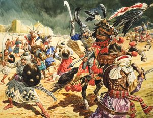 Tamerlane Kauhea (guassi paperille) tekijältä C.L. Doughty