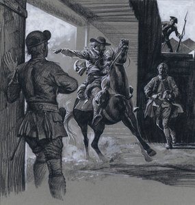 Linnoitus (guassi paperille) tekijältä C.L. Doughty