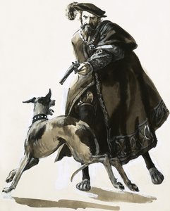 Thomas Seymour purki vihaansa ampumalla yhden kuninkaan koirista - tekijältä C.L. Doughty