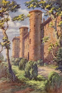 Kuninkaanlinna, Moncalieri (väri litho)