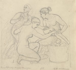 Cecropsin tyttäret paljastavat Minervan salaisuudet tekijältä Christoffer Wilhelm Eckersberg