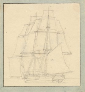 Priki jibsaililla tekijältä Christoffer Wilhelm Eckersberg