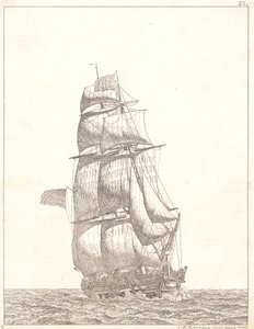 Pohjois-Amerikan brigi tekijältä Christoffer Wilhelm Eckersberg