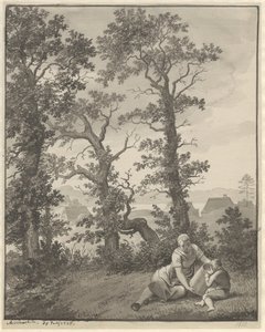 Skjoldnæsholmin ympäristöltä tekijältä Christoffer Wilhelm Eckersberg