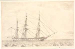 Freia ankkurissa. tekijältä Christoffer Wilhelm Eckersberg