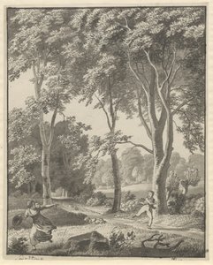 Svendstrupin metsästä tekijältä Christoffer Wilhelm Eckersberg