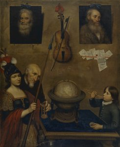 Motiivi Ludvig Holbergin "Jeppe på Bjergetistä", näytös III, kohtaus 3 tekijältä Christoffer Wilhelm Eckersberg